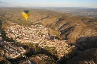 Sobrevolando la ciudad
